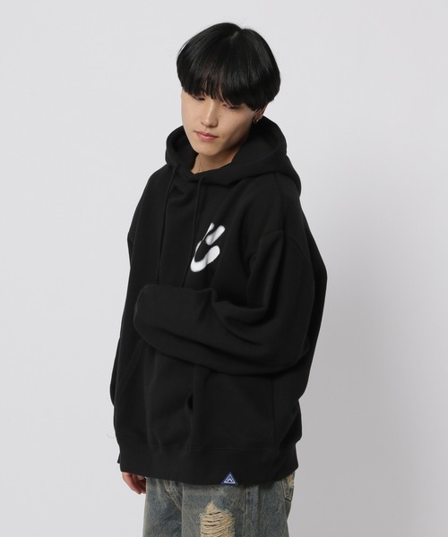 パーカー 「UNISEX」ISTKUNST／スマイルボールフーディー（ウラケ） レディース メンズ ISTKUNST パーカー 「UNISEX」ISTKUNST／スマイルボール