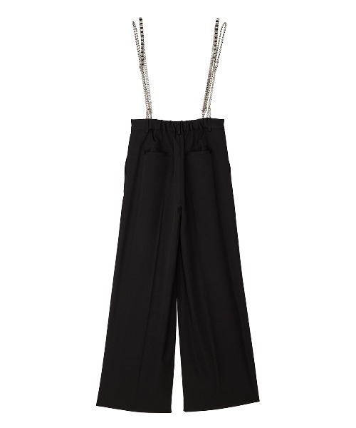 パンツ UND BIJOU SUSPENDER PANTS レディースの画像