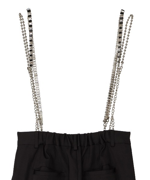 パンツ UND BIJOU SUSPENDER PANTS レディースの画像