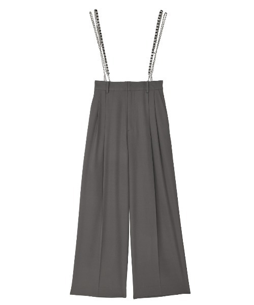 パンツ UND BIJOU SUSPENDER PANTS レディースの画像
