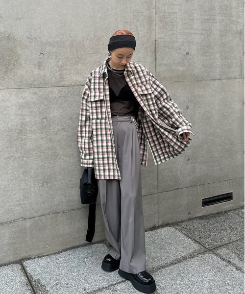 パンツ UND BIJOU SUSPENDER PANTS レディースの画像