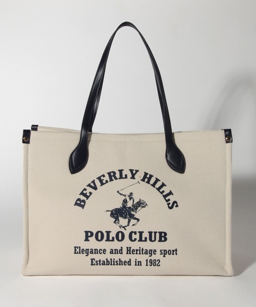BEVERLY HILLS POLO CLUB スタンダード キャンバストートバッグ