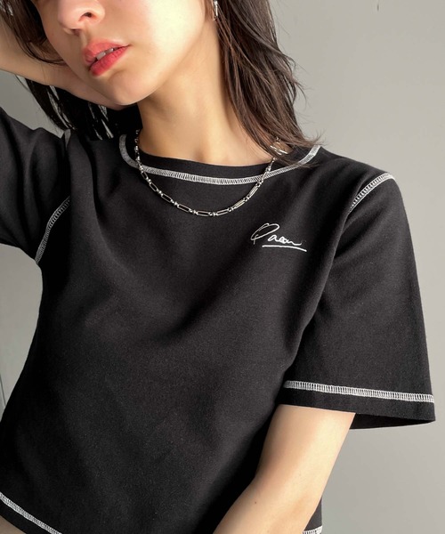 classicalelf tシャツ 1枚で今っぽデザイン♪PAEAN刺繍配色