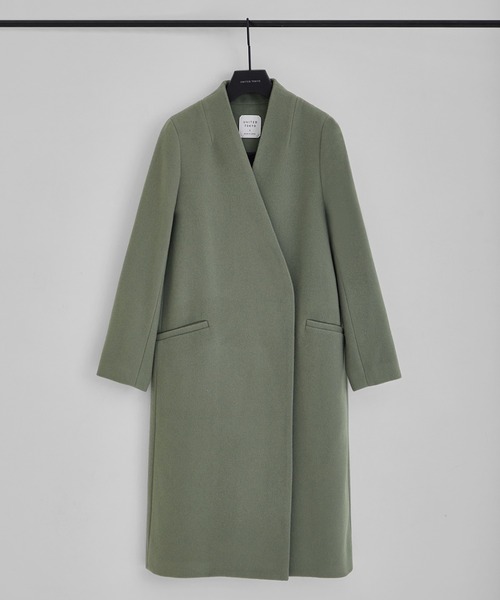 UNITED TOKYO（ユナイテッドトウキョウ） ノーカラーコート 2 ブラック