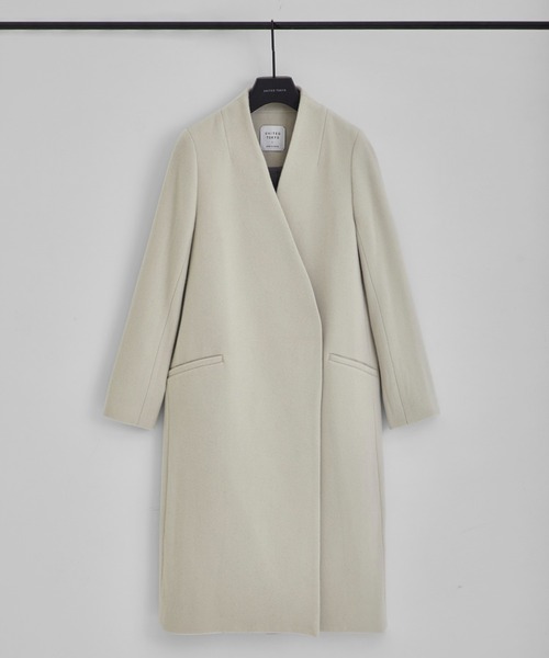 UNITED TOKYO（ユナイテッドトウキョウ） ノーカラーコート 2 ブラック