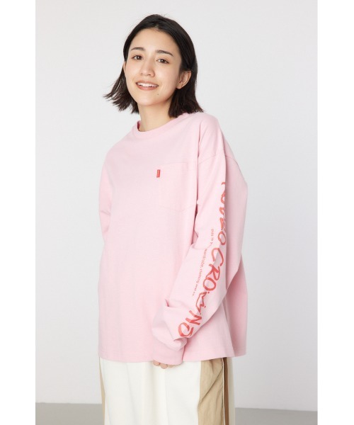 RODEO CROWNS WIDE BOWL tシャツ BACK刺繍ロングTシャツ