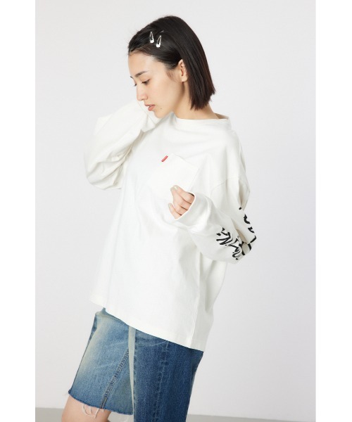 正規品販売！ RODEO CROWNS WIDE BOWL tシャツ BACK刺繍ロングTシャツ トップス