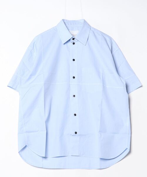 シャツ 「VOAAOV」200/2 TWILL SHORT SLEEVE  SHIRT メンズ レディースの画像