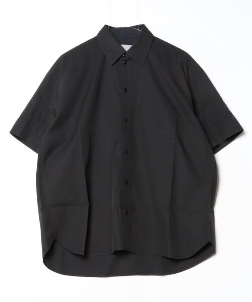 シャツ 「VOAAOV」200/2 TWILL SHORT SLEEVE  SHIRT メンズ レディースの画像