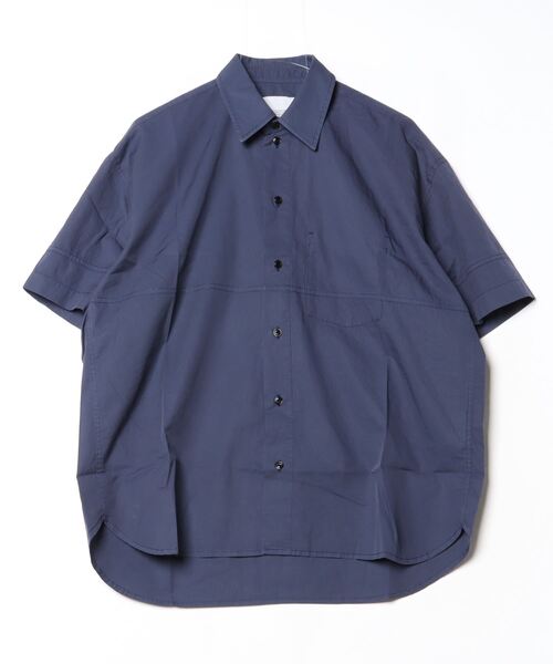 シャツ 「VOAAOV」200/2 TWILL SHORT SLEEVE  SHIRT メンズ レディースの画像