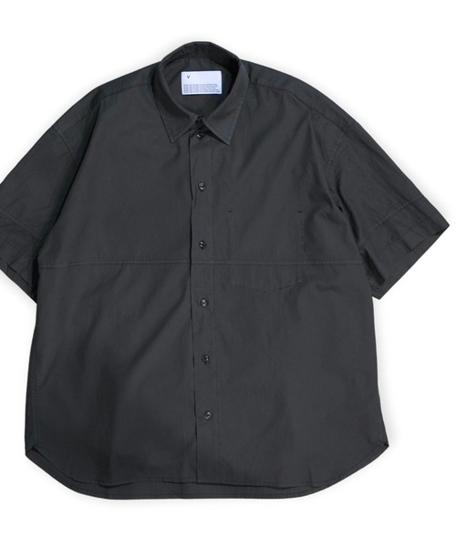 シャツ 「VOAAOV」200/2 TWILL SHORT SLEEVE  SHIRT メンズ レディースの画像