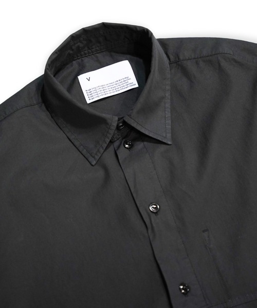 シャツ 「VOAAOV」200/2 TWILL SHORT SLEEVE  SHIRT メンズ レディースの画像