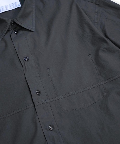 シャツ 「VOAAOV」200/2 TWILL SHORT SLEEVE  SHIRT メンズ レディースの画像