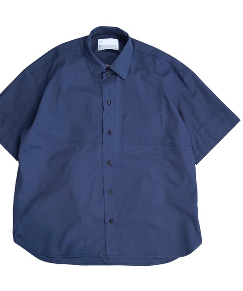 シャツ 「VOAAOV」200/2 TWILL SHORT SLEEVE  SHIRT メンズ レディースの画像
