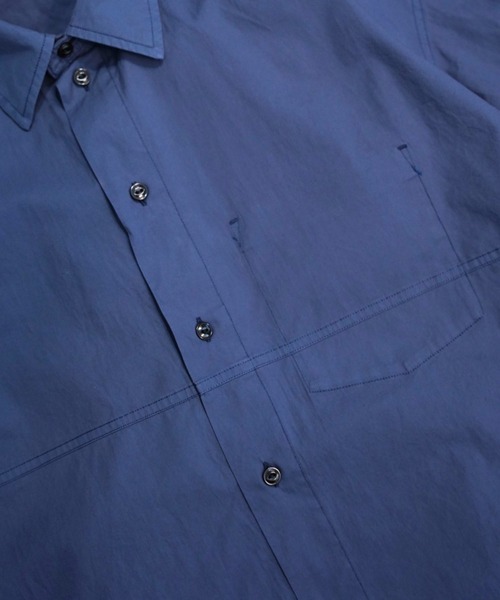 シャツ 「VOAAOV」200/2 TWILL SHORT SLEEVE  SHIRT メンズ レディースの画像