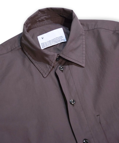 シャツ 「VOAAOV」200/2 TWILL SHORT SLEEVE  SHIRT メンズ レディースの画像
