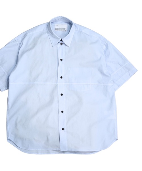 シャツ 「VOAAOV」200/2 TWILL SHORT SLEEVE  SHIRT メンズ レディースの画像
