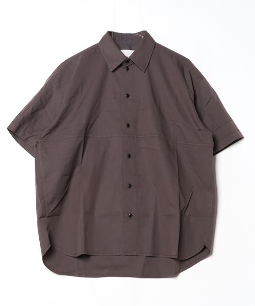 シャツ 「VOAAOV」200/2 TWILL SHORT SLEEVE  SHIRT メンズ レディースの画像