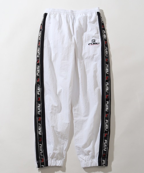 FUBU パンツ ヴィンテージ 90年代 メッシュ素材 サイドラインEA63 FUBU（フブ） パンツ 「FUBU/フブ」Track Pants/サイドロゴライン