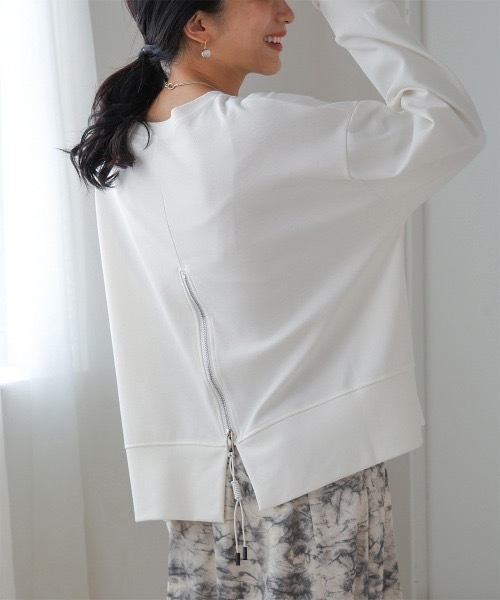 Bou Jeloud tシャツ バックファスナープルオーバー レディース