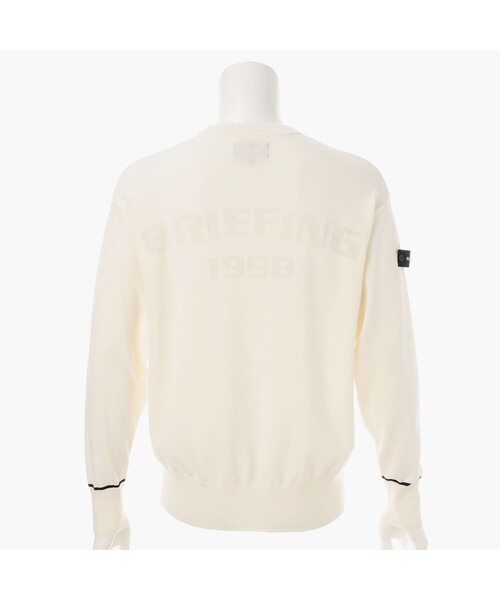 ブリーフィングゴルフ　MEN'S BIG LOGO CREWNECK KNIT BRIEFING セーター ニット 「BRIEFING GOLF／ブリーフィング