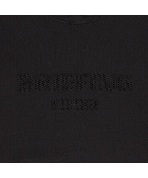 新品タグ付き❣️23年モデル‼️BRIEFING ロゴ入り セーター ブラック☆ BRIEFING ゴルフ メンズセーター、トレーナー｜メンズウエア
