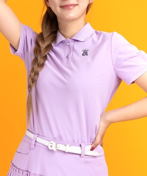 有名な高級ブランド archivio ポロシャツ 「LADIES」UV速乾パフスリーブ ポロ トップス