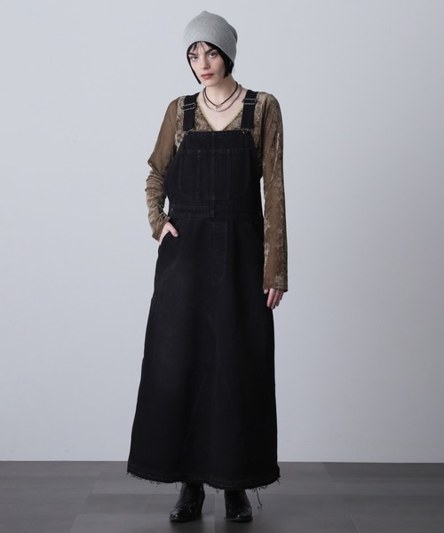 ROSE BUD（ローズバッド） ジャンパースカート (CREOLME)デニム