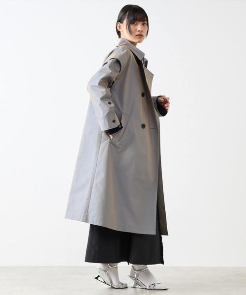 コート アウター 「定番」シャンブレーツイル3WAYコート レディースの画像