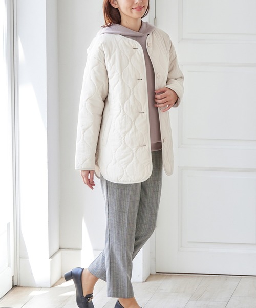 「Honeys」 「GLACIER」ジャケット M カーキ レディース_画像3