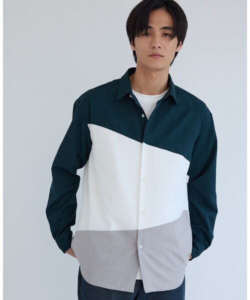THE SHOP TK シャツ ドライタッチ長袖シャツ メンズ : ZOZOTOWN