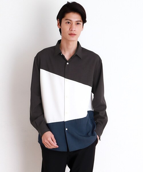 THE SHOP TK シャツ ドライタッチ長袖シャツ メンズ : ZOZOTOWN