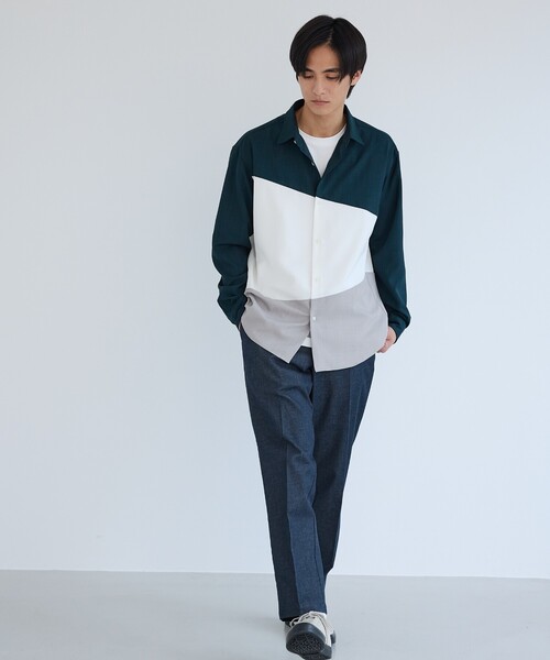 THE SHOP TK シャツ ドライタッチ長袖シャツ メンズ : ZOZOTOWN