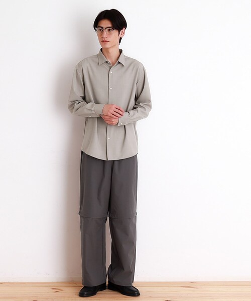 THE SHOP TK シャツ ドライタッチ長袖シャツ メンズ : ZOZOTOWN