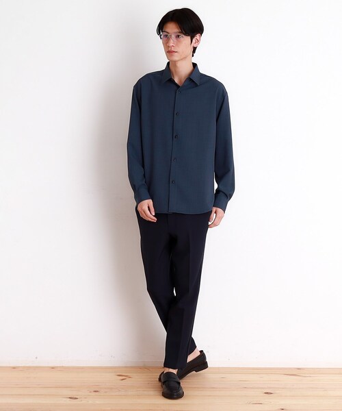 THE SHOP TK シャツ ドライタッチ長袖シャツ メンズ : ZOZOTOWN