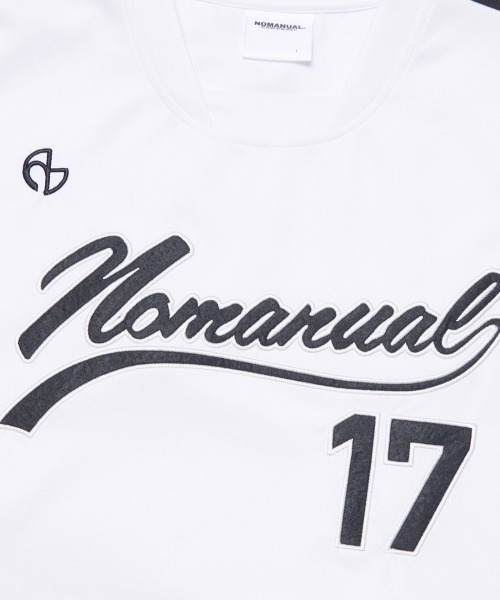 [NOMANUAL] SWEEP BASEBALL JERSEY ★大人気★ NOMANUAL tシャツ 「NOMANUAL」SWEEP BASEBALL JERSEY メンズ