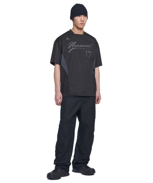 [NOMANUAL] SWEEP BASEBALL JERSEY ★大人気★ NOMANUAL tシャツ 「NOMANUAL」SWEEP BASEBALL JERSEY メンズ