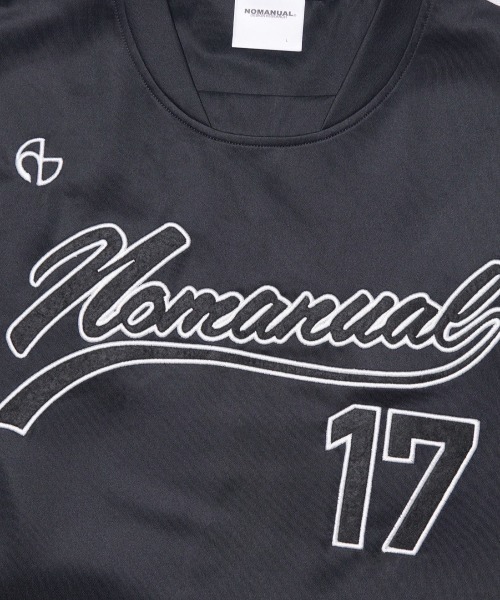 NOMANUAL tシャツ 「NOMANUAL」SWEEP BASEBALL JERSEY メンズ
