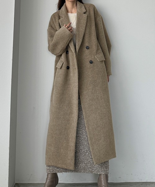 Louere（ルエレ） チェスターコート LARGE ダークグレー レディース