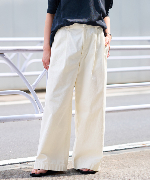 FRAMeWORK 撥水チノクロスパンツ ベージュ サイズ40 チノパン