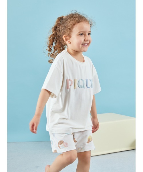 gelato pique パジャマ 「KIDS」ドーナツベア柄ショートパンツ