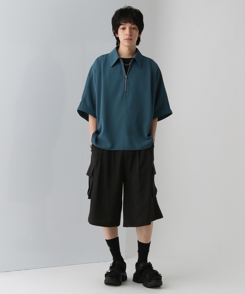 HARE / メンズ ベージュ カーゴパンツ HARE カーゴパンツ 「SET UP対応」ダブルポケットカーゴパンツ