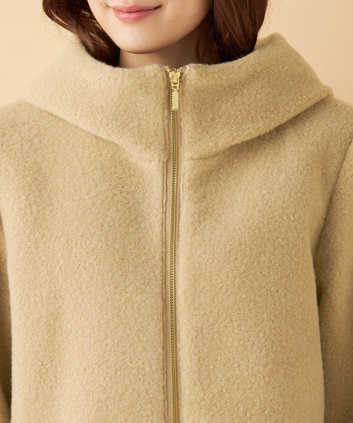 「Petit Honfleur」 コート 11号 アイボリー レディース_画像5