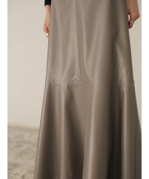 「rem closet」 スカート S ダークブラウン レディース_画像5