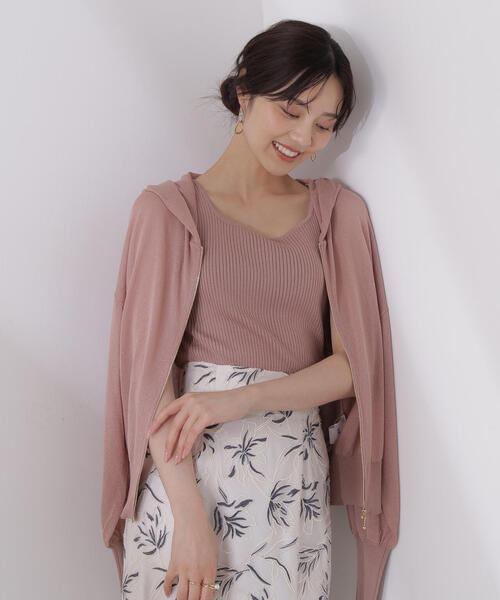PROPORTION BODY DRESSING パーカー シアーニットパーカー