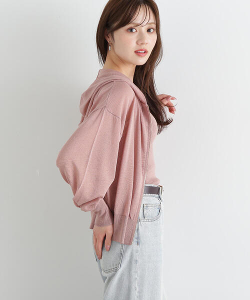 パーカー シアーニットパーカーアンサンブル / 1215170511 レディース PROPORTION BODY DRESSING パーカー シアーニットパーカー