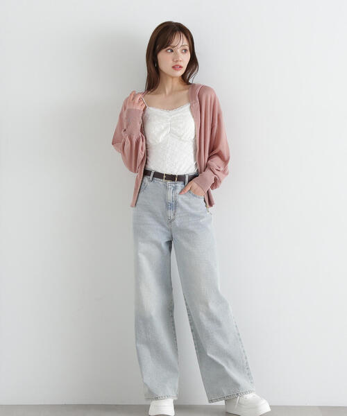 シアーニットパーカーアンサンブル PROPORTION BODY DRESSING｜シアーニットパーカーアンサンブル