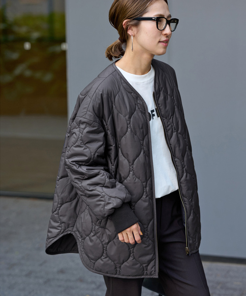 FRAMeWORK（フレームワーク） キルティングブルゾン 38 ベージュ