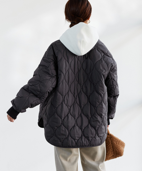 FRAMeWORK（フレームワーク） キルティングブルゾン 38 ベージュ