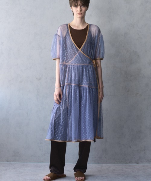 カーディガン Caitlin tulle cardigan  ケイトリンチュールカーディガン レディース